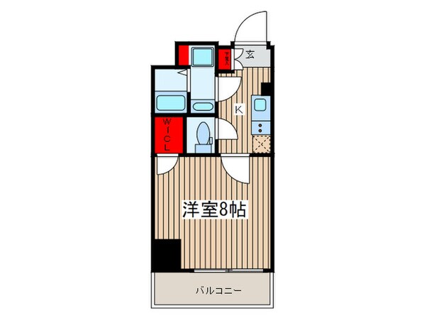 ディアレイシャス鶯谷（601）の物件間取画像